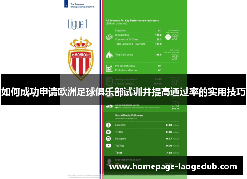 如何成功申请欧洲足球俱乐部试训并提高通过率的实用技巧 如何成功申请欧洲足球俱乐部试训并提高通过率的实用技巧
